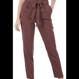 Express High Waisted Paperbag Trouser 2 dress pants